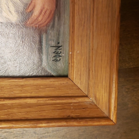 Vintage Sailor Girl Framed Art 8x10 By EDEN - Picture 4 of 9